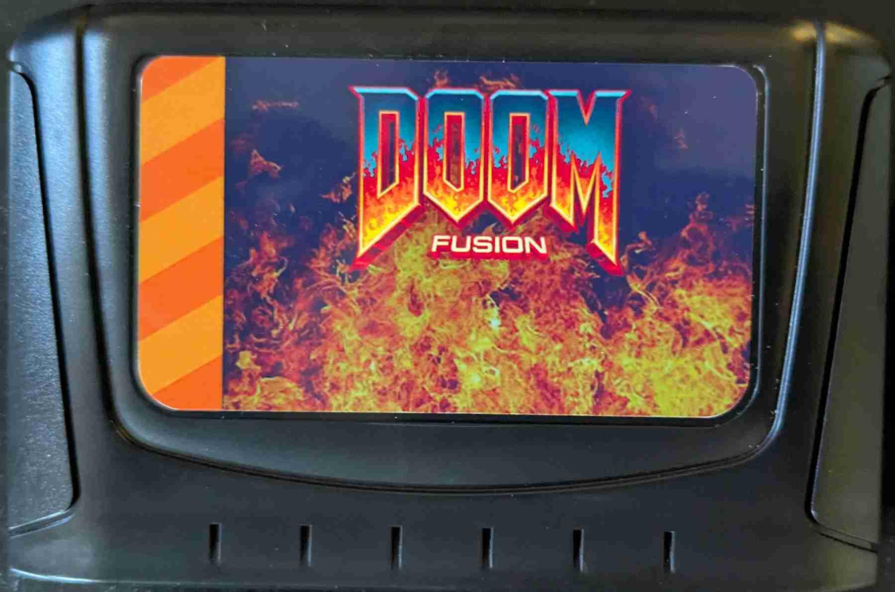 Doom CD32X Fusion (V2.2) - SRAM Saving - Reproduction Video Game Cartridge and Compact Disc with Case and Manual image 7
