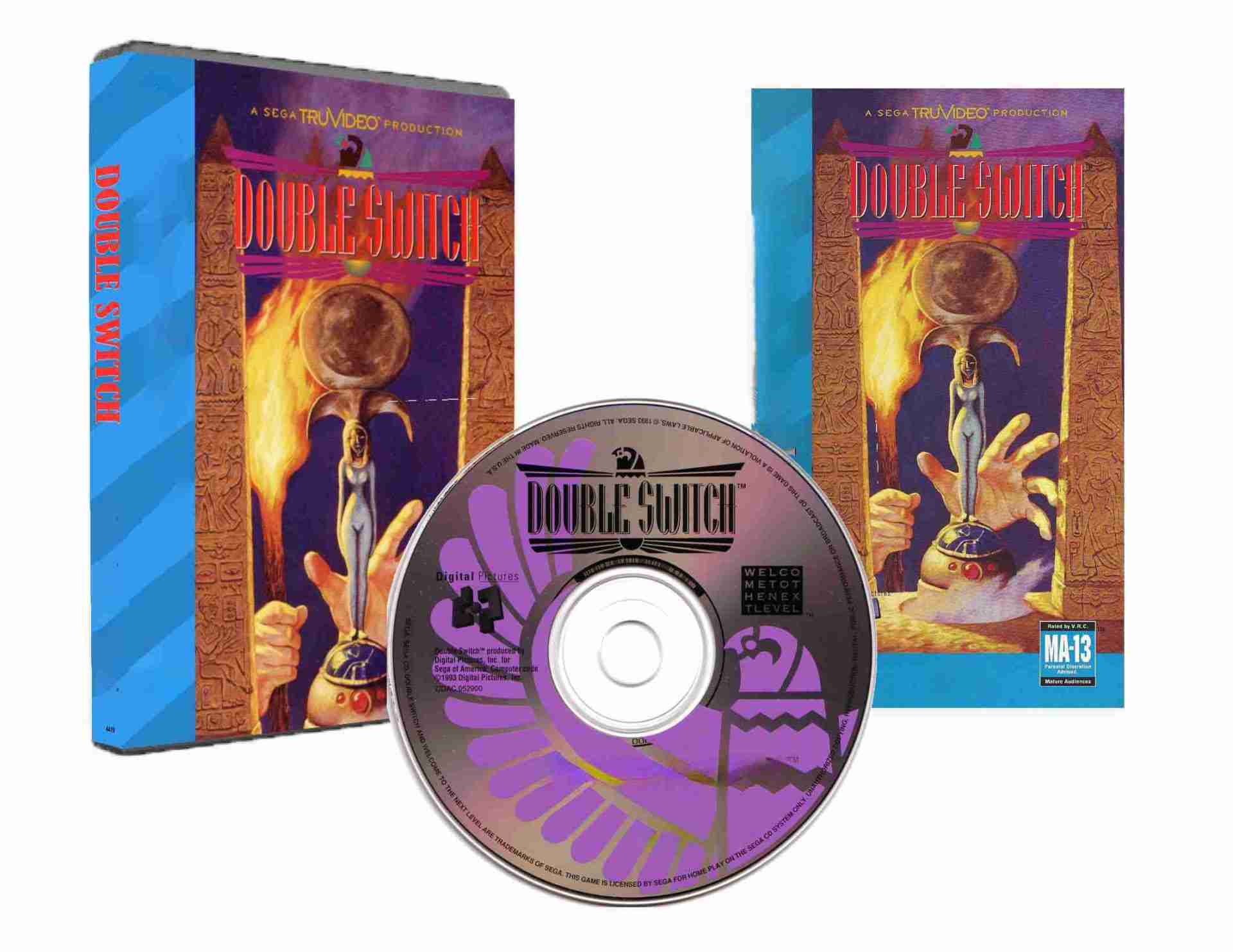 Double Switch (DVD Case) (Sega CD Compatible) - Reproduction Video Game CD image 0