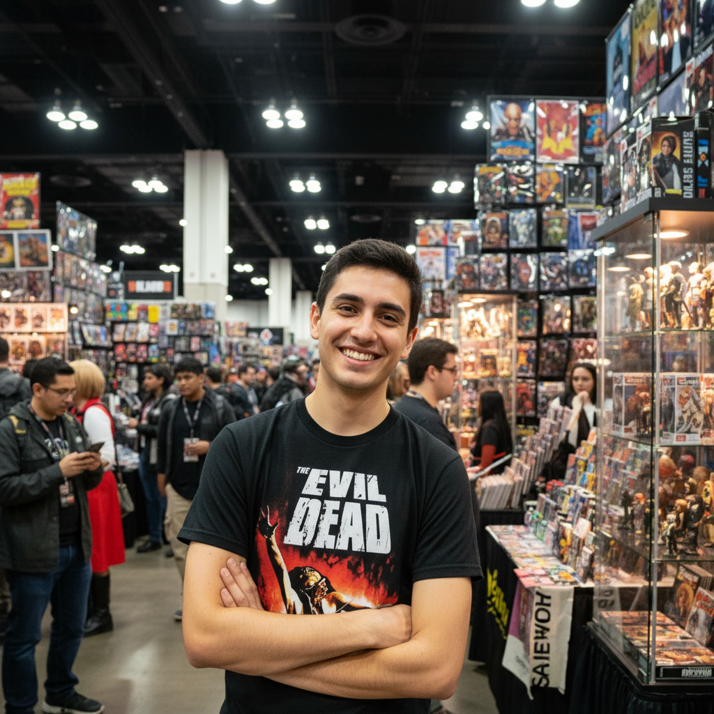 Evil Dead T-Shirt at Convention