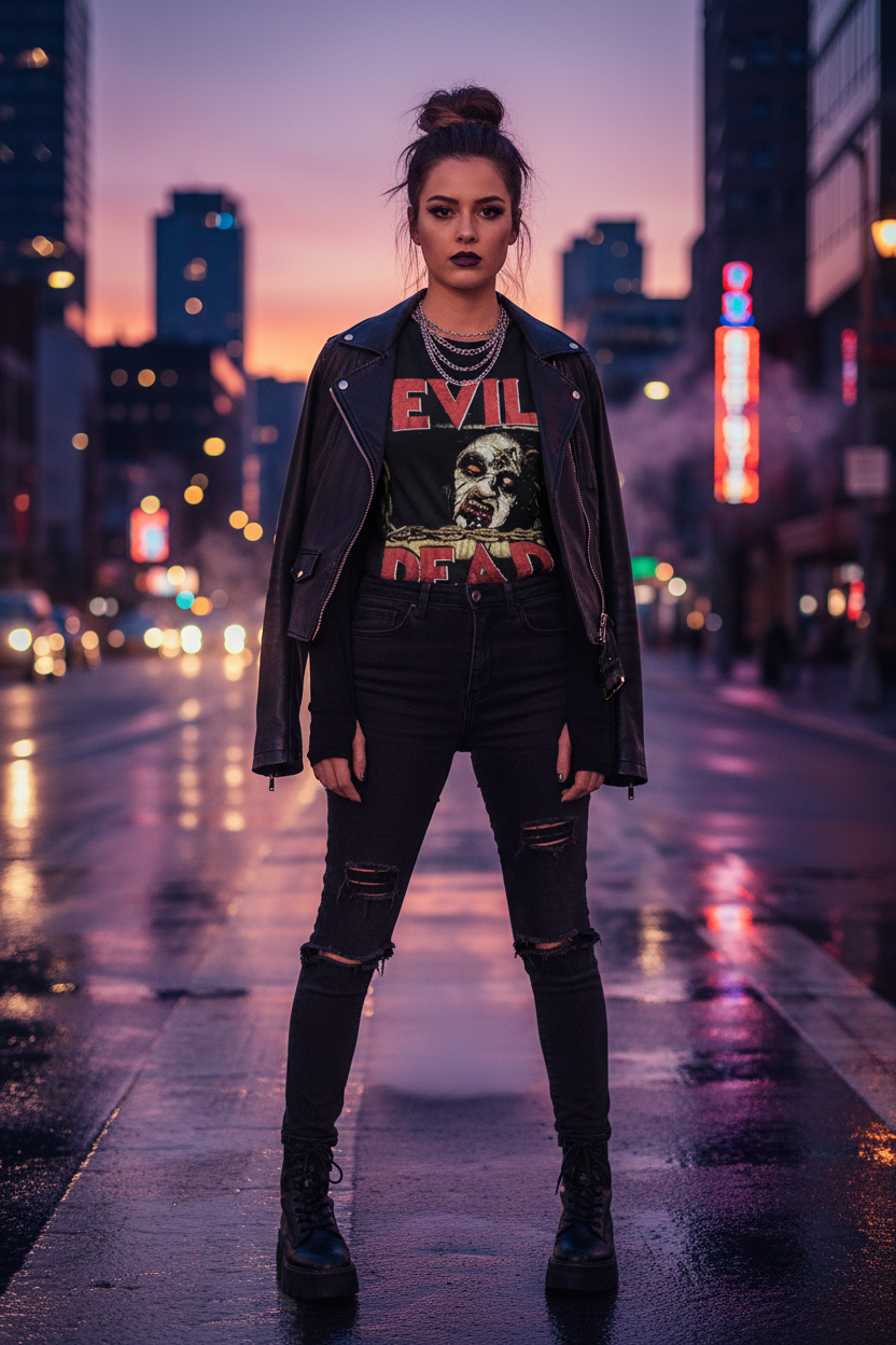 Evil Dead Tee Urban Evening Style