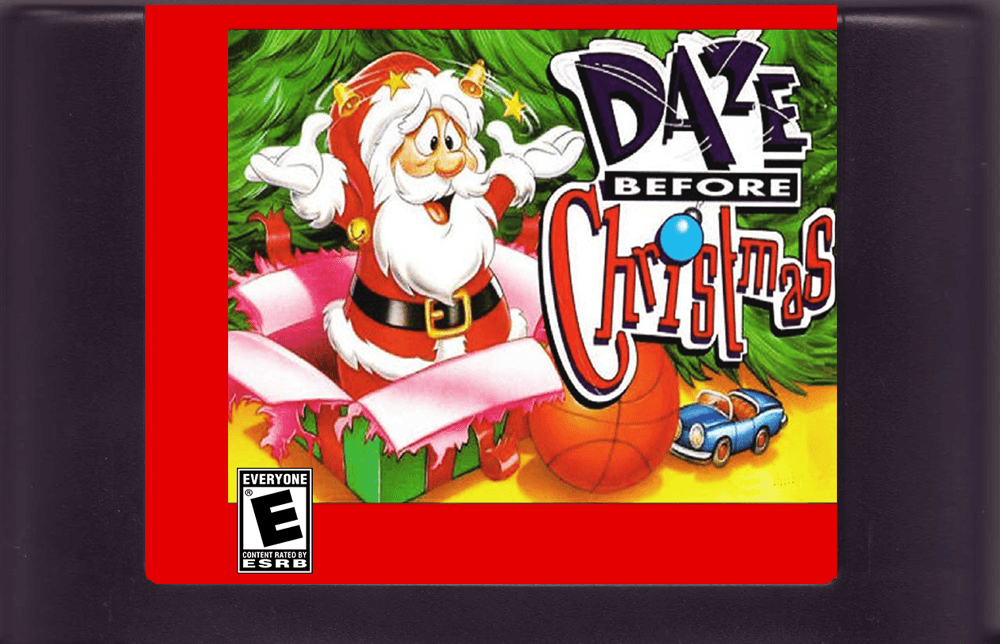 Daze Before Christmas (Genesis Compatible) - Reproduction Video Game Cartridge image 0