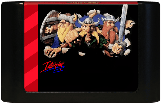 The Lost Vikings (Genesis Compatible) - Reproduction Video Game Cartridge image 0