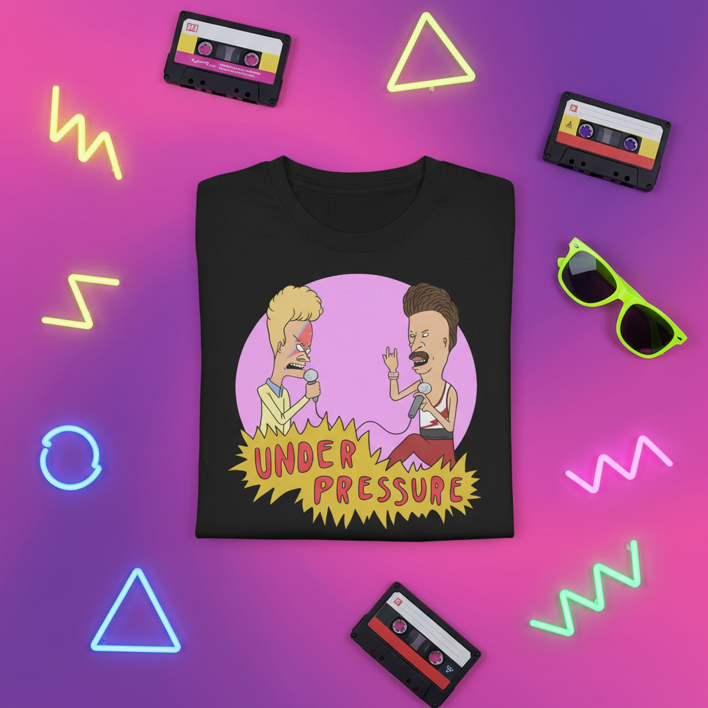 Flat lay with retro 90s items