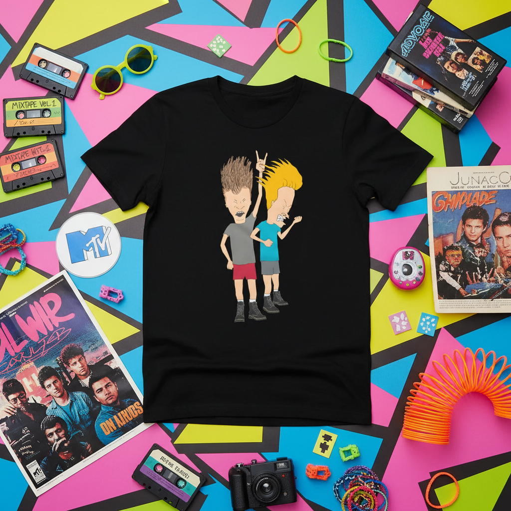 Flat lay with retro props