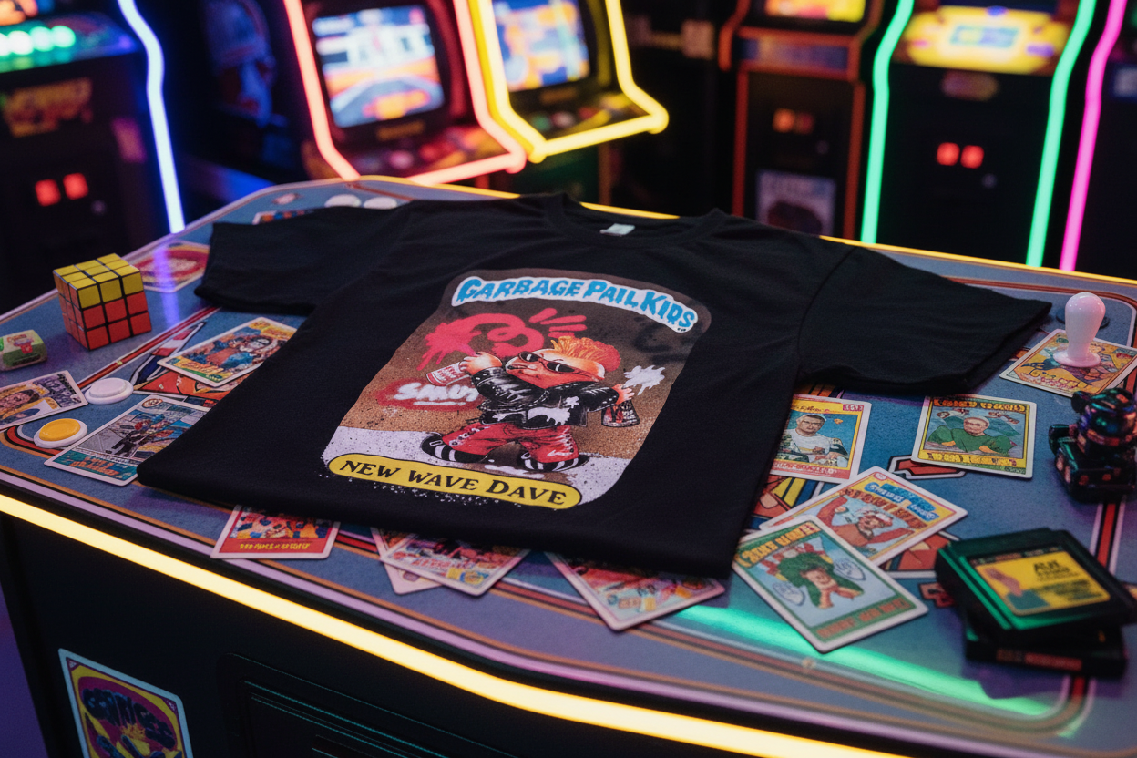 Folded with trading cards and collectibles