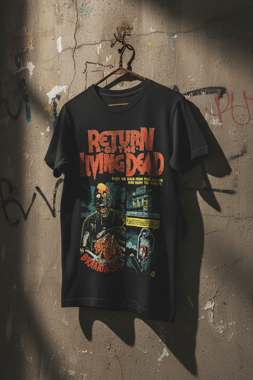 Hanging on vintage hanger with dramatic lighting