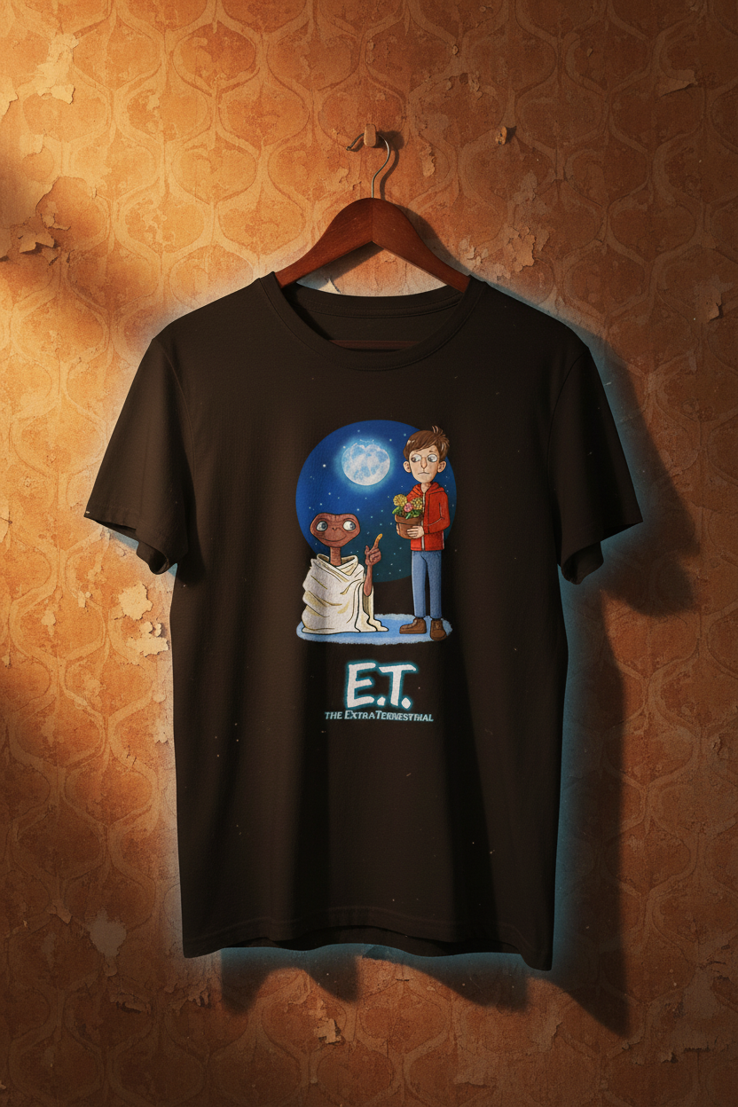 Hanging t-shirt styled shot