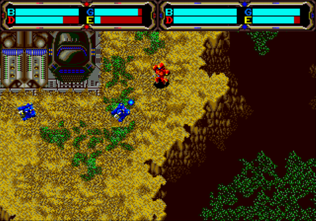 Herzog Zwei (Genesis Compatible) - Reproduction Video Game Cartridge with Case and Manual