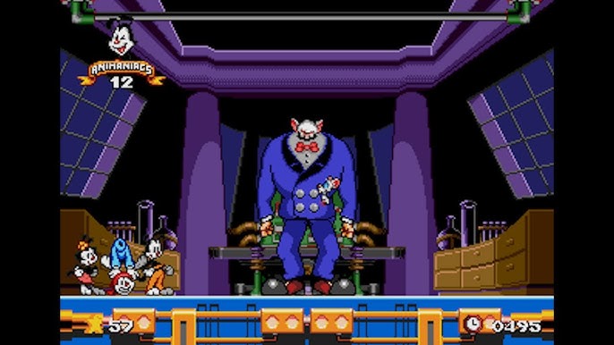 Animaniacs (Genesis Compatible) - Reproduction Video Game Cartridge with Case and Manual