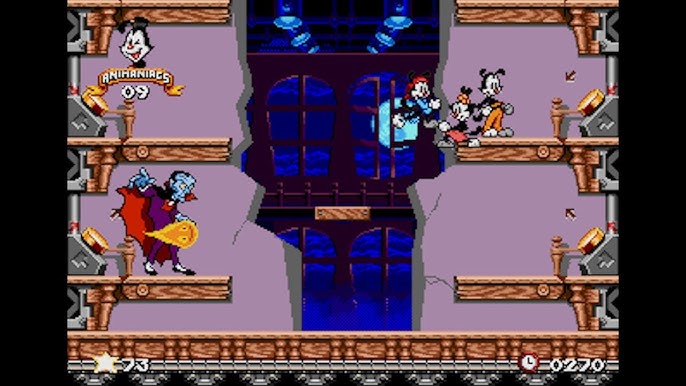 Animaniacs (Genesis Compatible) - Reproduction Video Game Cartridge with Case and Manual