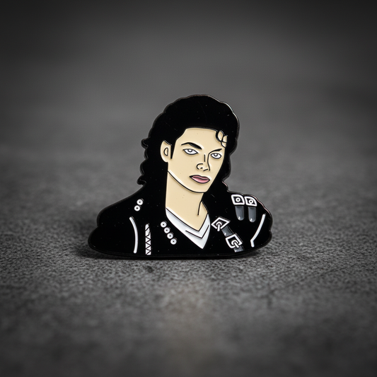 Michael Jackson Clothes Badge – 80s Style Lapel Jewelry for Music Lovers