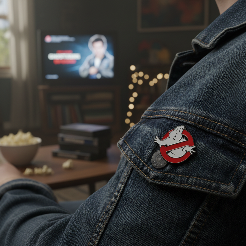 Ghostbusters Logo Enamel Pin – Classic No-Ghost Symbol Collectible