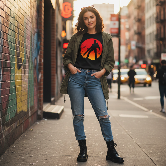 Ash vs Evil Dead T-Shirt - Horror Movie Graphic Tee - Retro Cult Classic Apparel