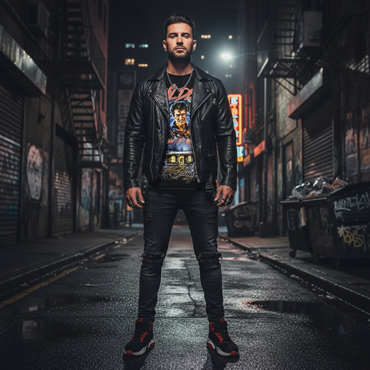 Evil Dead Horror T-Shirt - 3D Print Graphic Tee - Oversized Streetwear