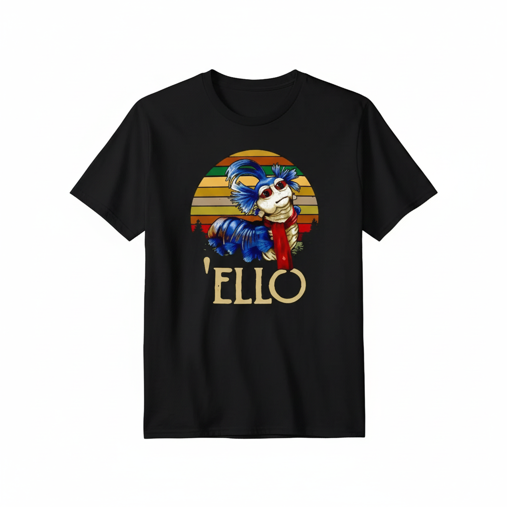 Labyrinth t-shirt in black