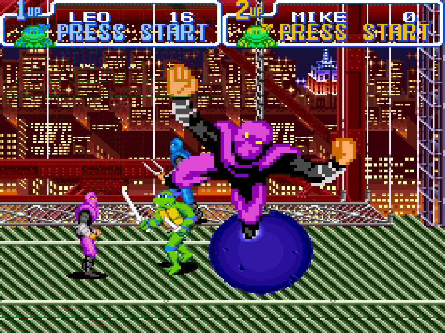 Teenage Mutant Ninja Turtles IV: Turtles in Time (SNES Compatible) - Reproduction Video Game Cartridge with Box and Manual