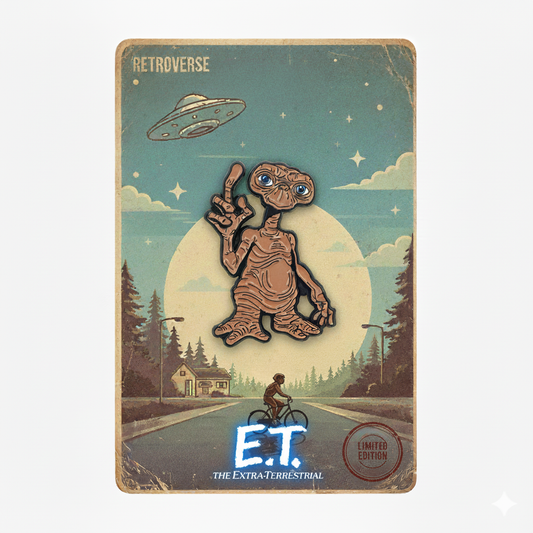 E.T. Enamel Pin – Retro Movie Merch for Collectors