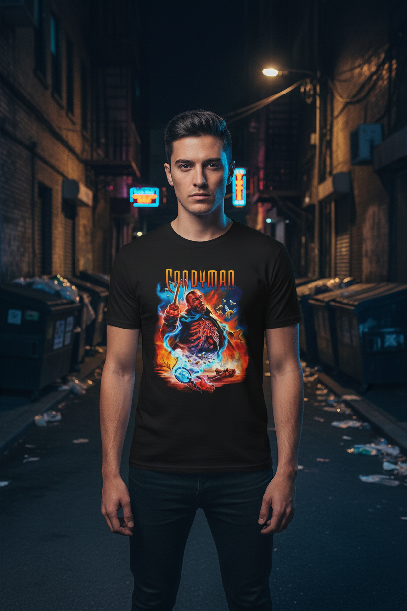 Male Black Tee Urban Alley