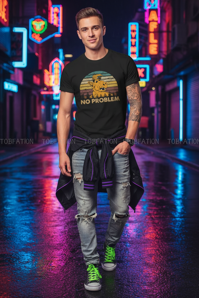 Male model in urban setting