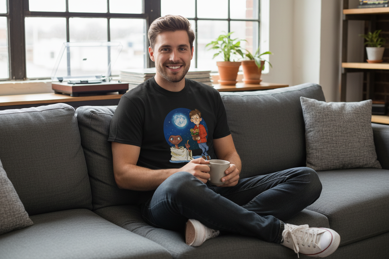 Male model in urban setting