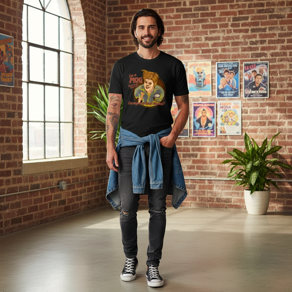 Man wearing Spaceballs Mog T-Shirt