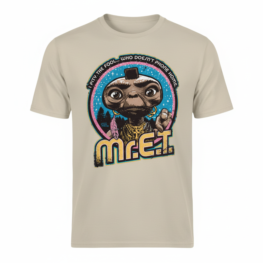 Mr. E.T. tee in beige