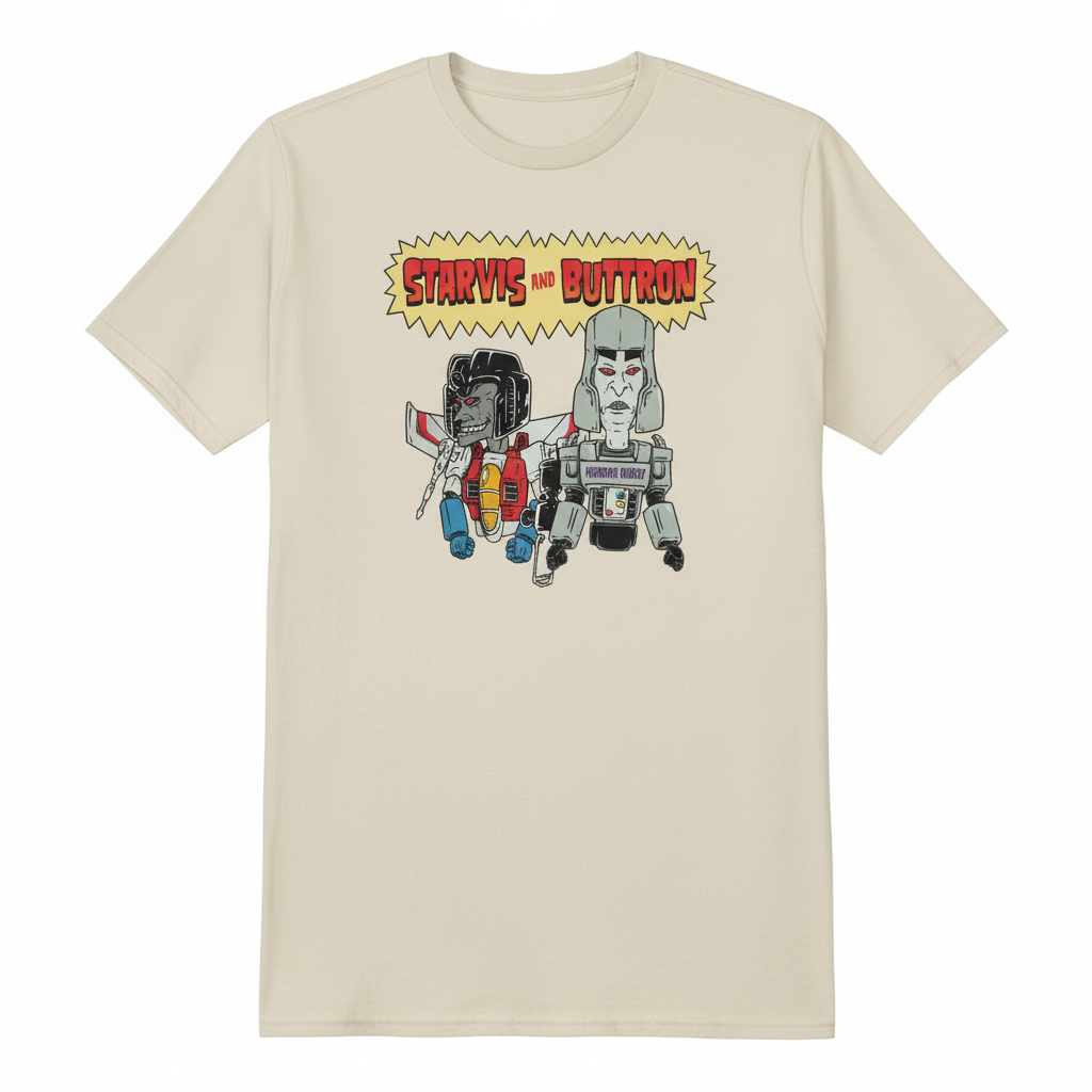 Natural Beavis and Butt-Head t-shirt