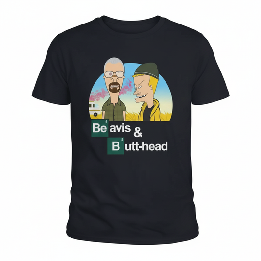 Navy Beavis and Butthead t-shirt