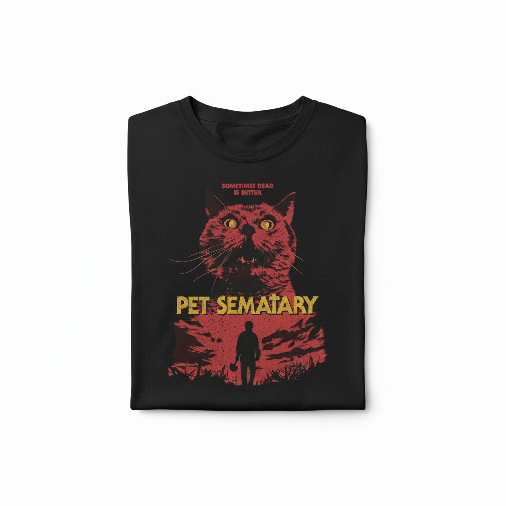 Pet Sematary t-shirt - charcoal black