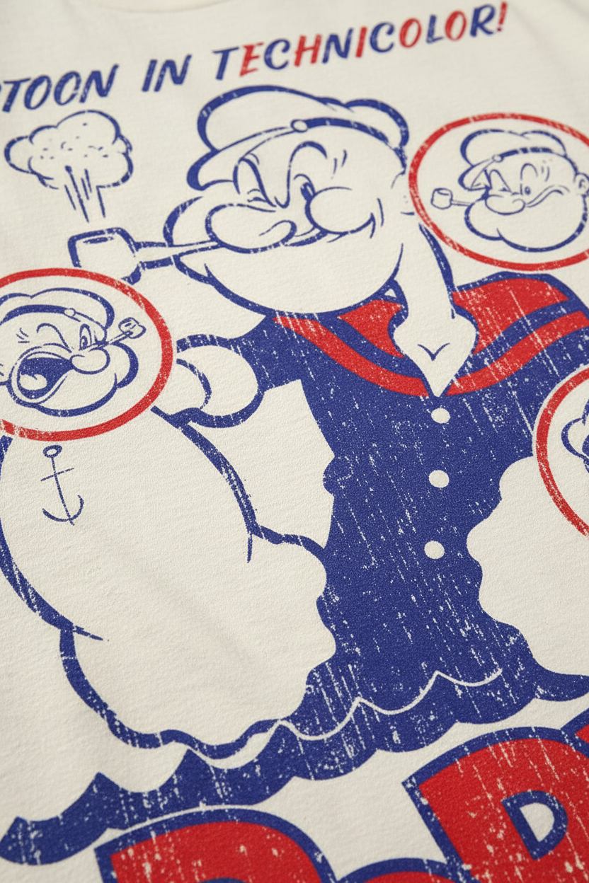 Popeye Shirt Detail