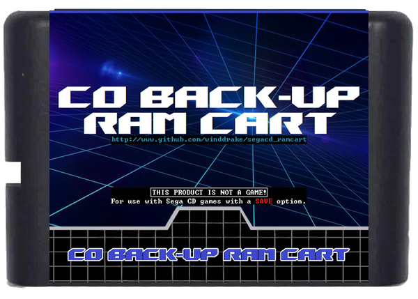 Sega CD RAM Cart v1.1 - Open Source KiCad Backup Memory Cartridge for Sega CD Mega CD Console