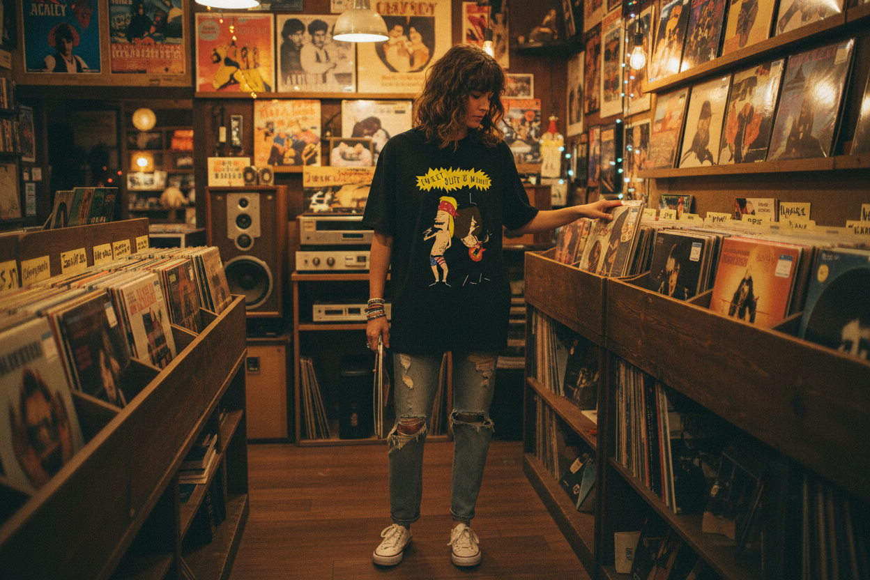 Beavis Butthead Guns N Roses Parody Record Store Style