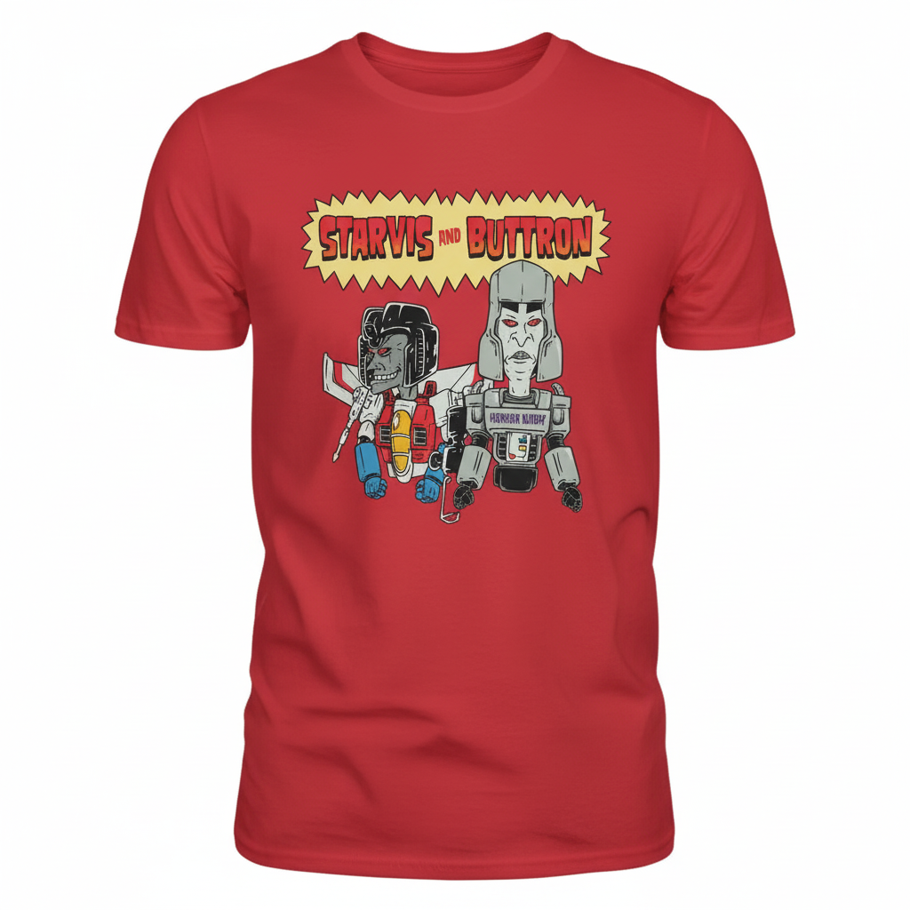 Red Beavis and Butt-Head t-shirt