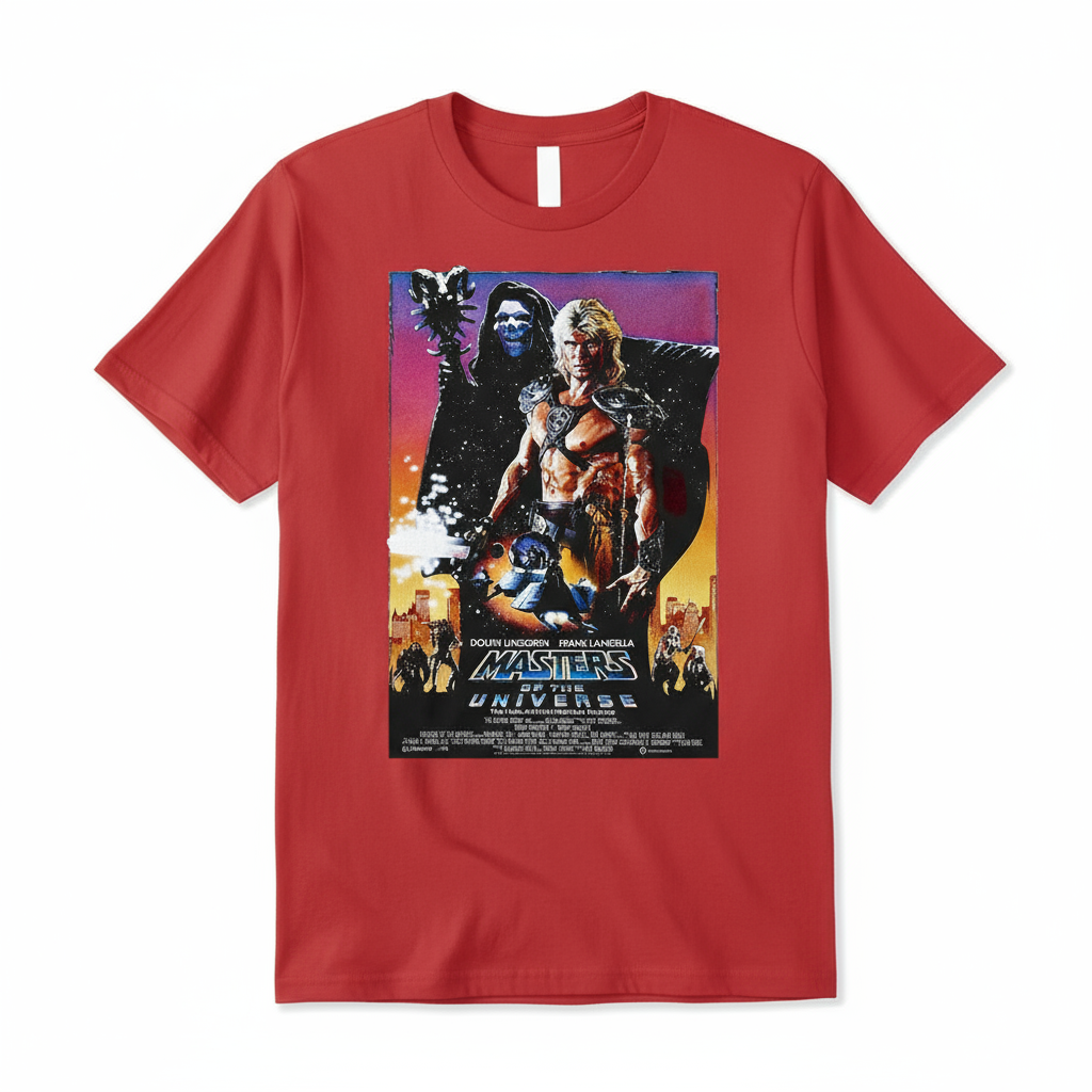 Red Masters of the Universe t-shirt