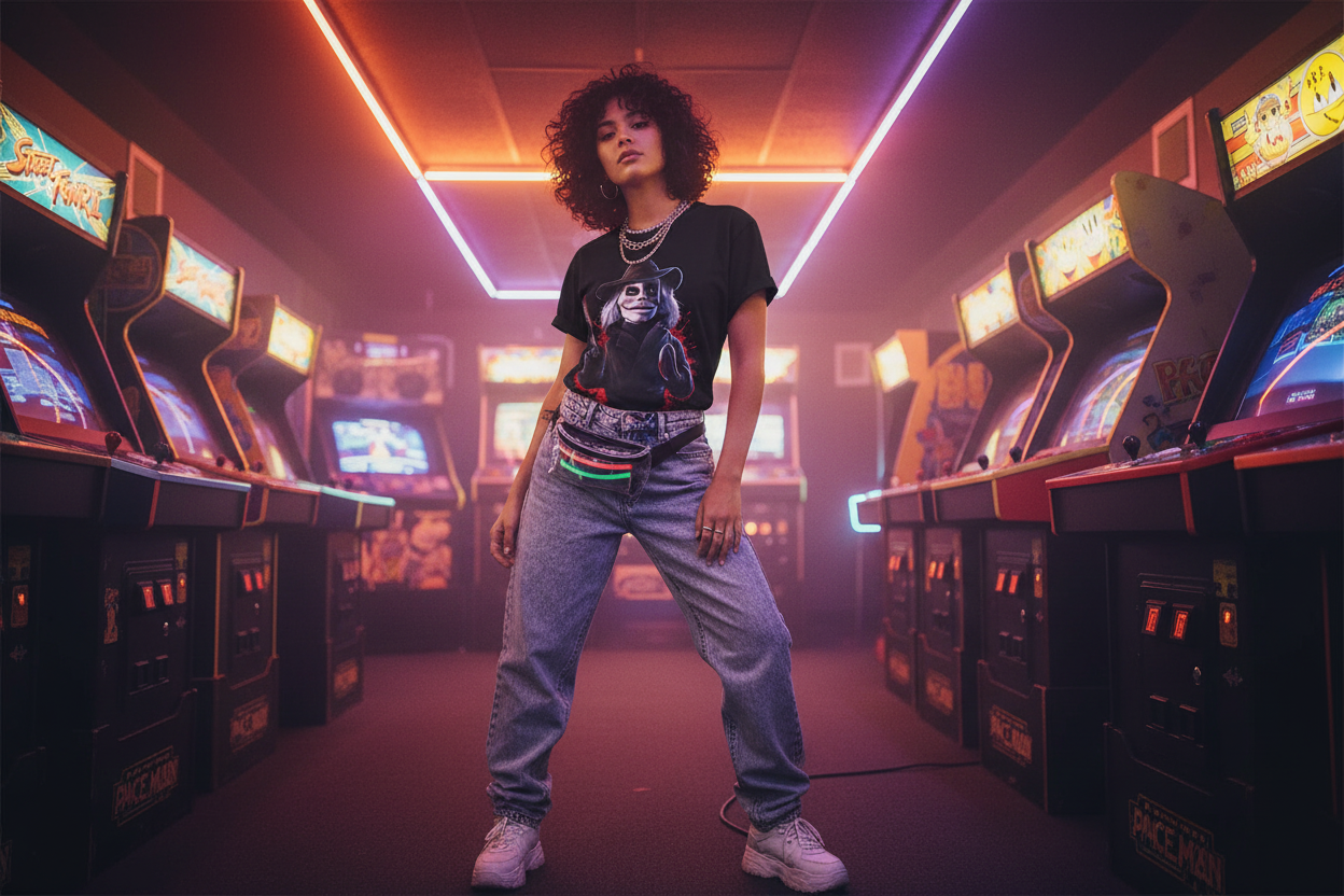 Puppet Master Blade Tee. Retro Arcade Style