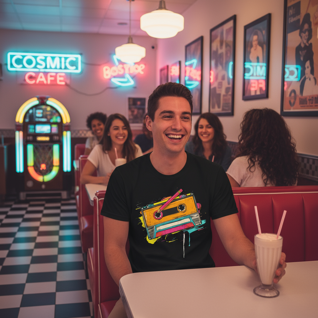 Retro Diner Scene