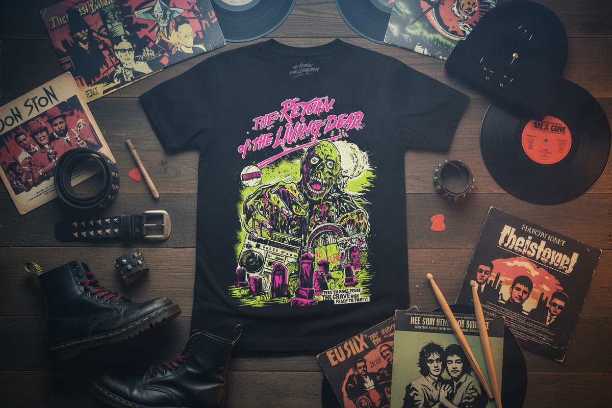 Return of the Living Dead Flat Lay