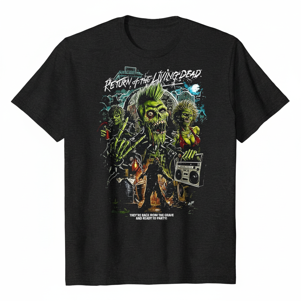 Return of the Living Dead t-shirt - black heather