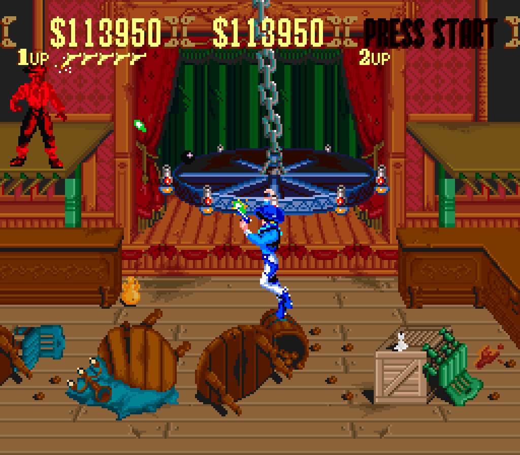 Sunset Riders (SNES Compatible) - Reproduction Video Game Cartridge