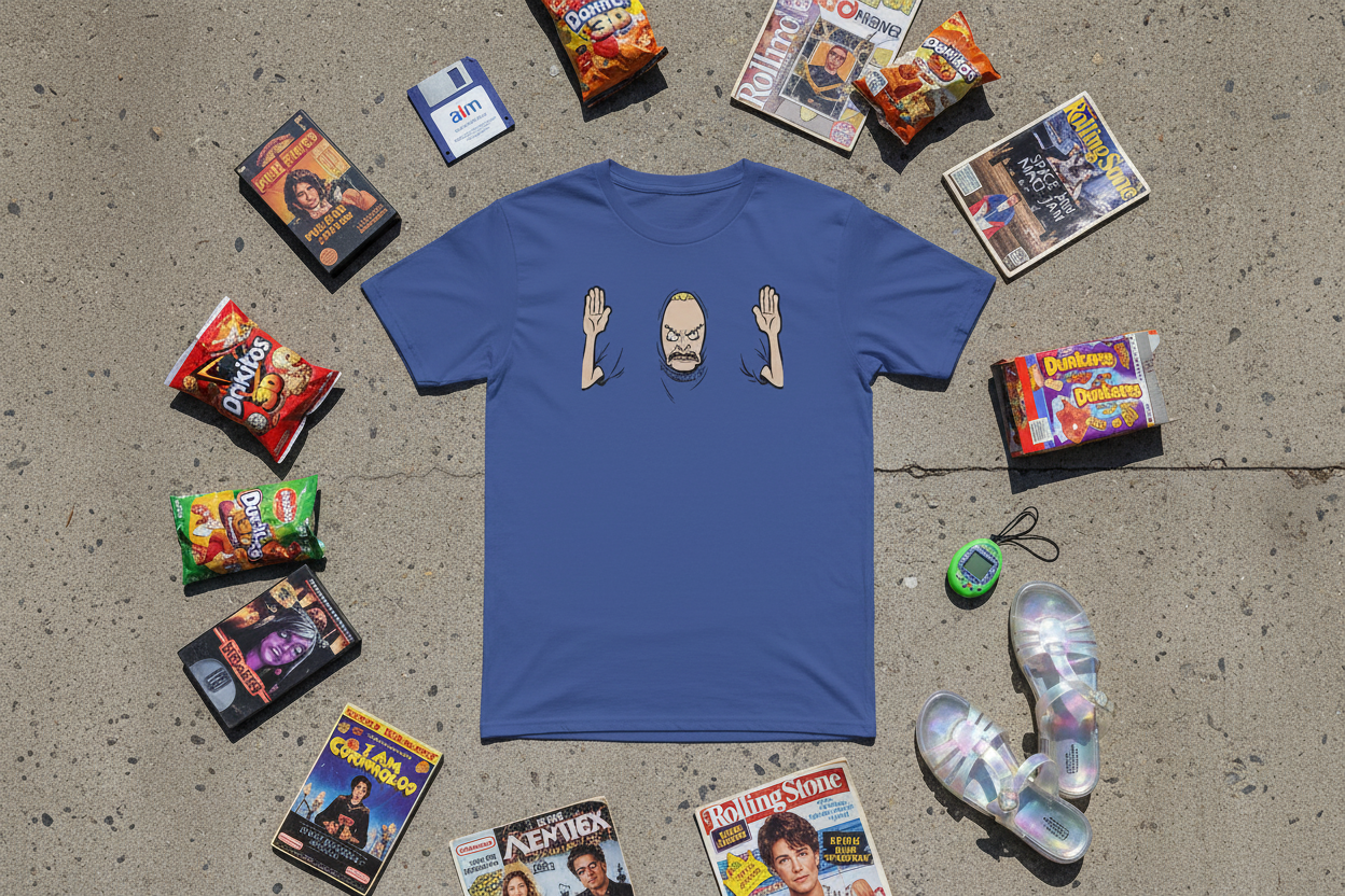 Urban Flat Lay with Vintage Items