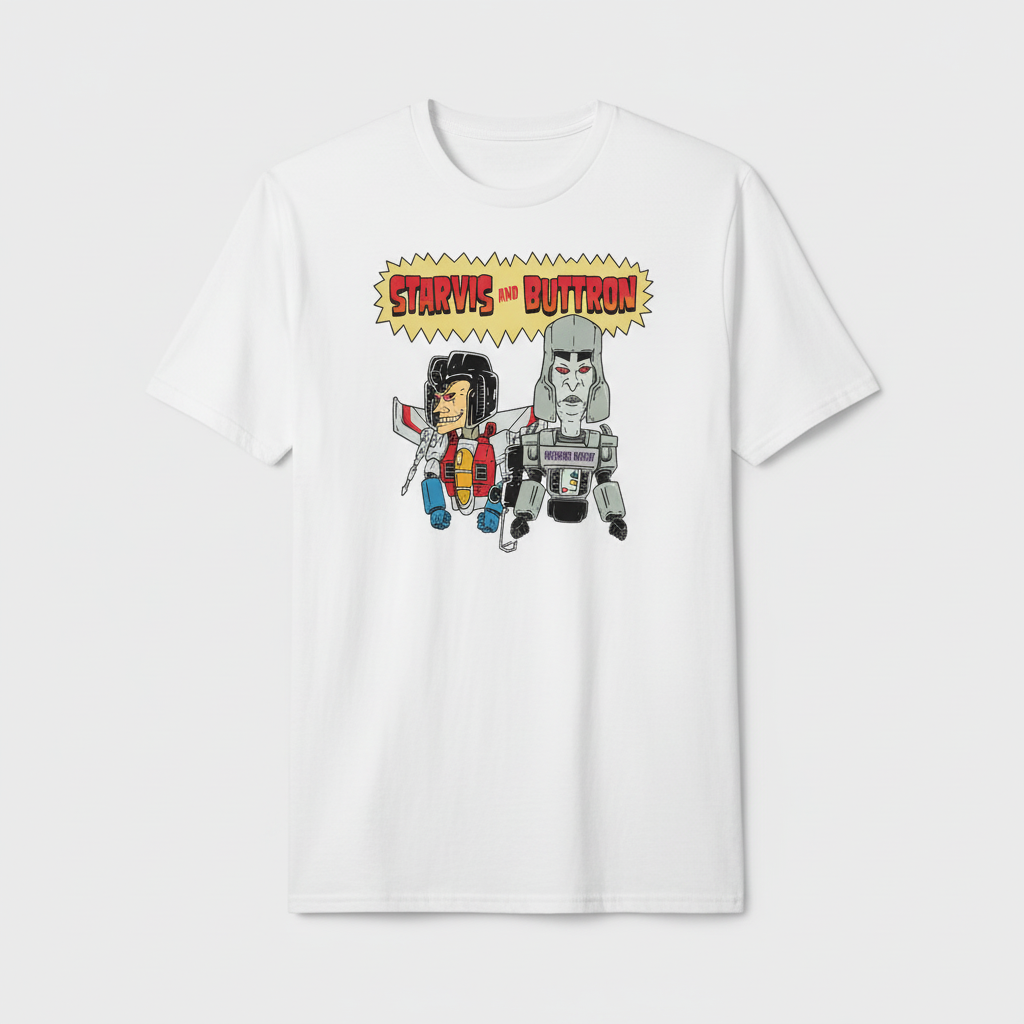 White Beavis and Butt-Head t-shirt
