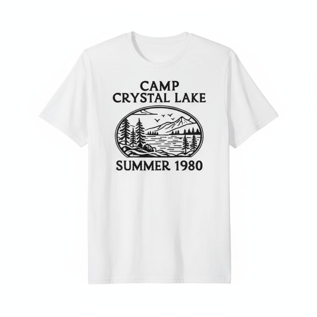 White Camp Crystal Lake T-Shirt - Clean