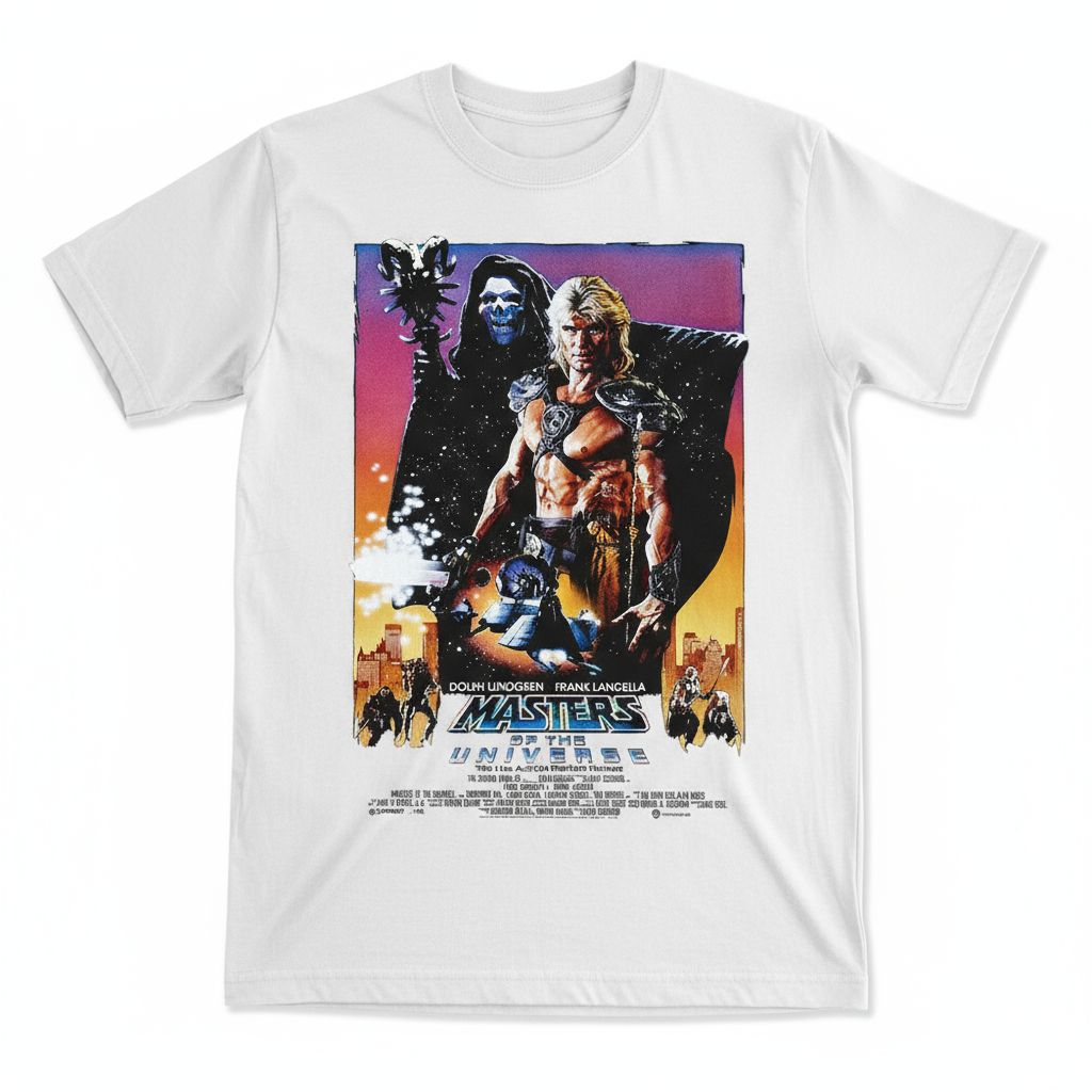 White Masters of the Universe t-shirt