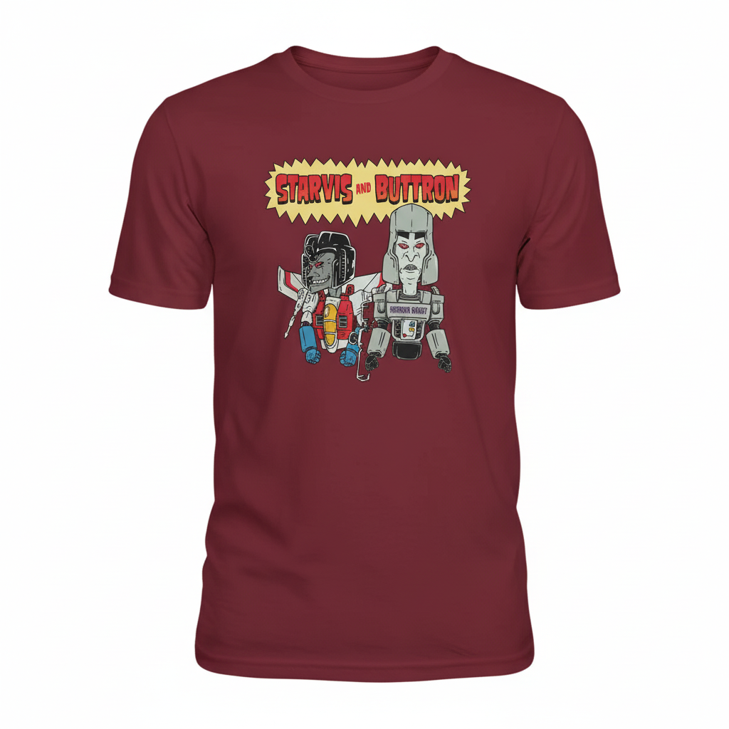 Wine Red Beavis and Butt-Head t-shirt