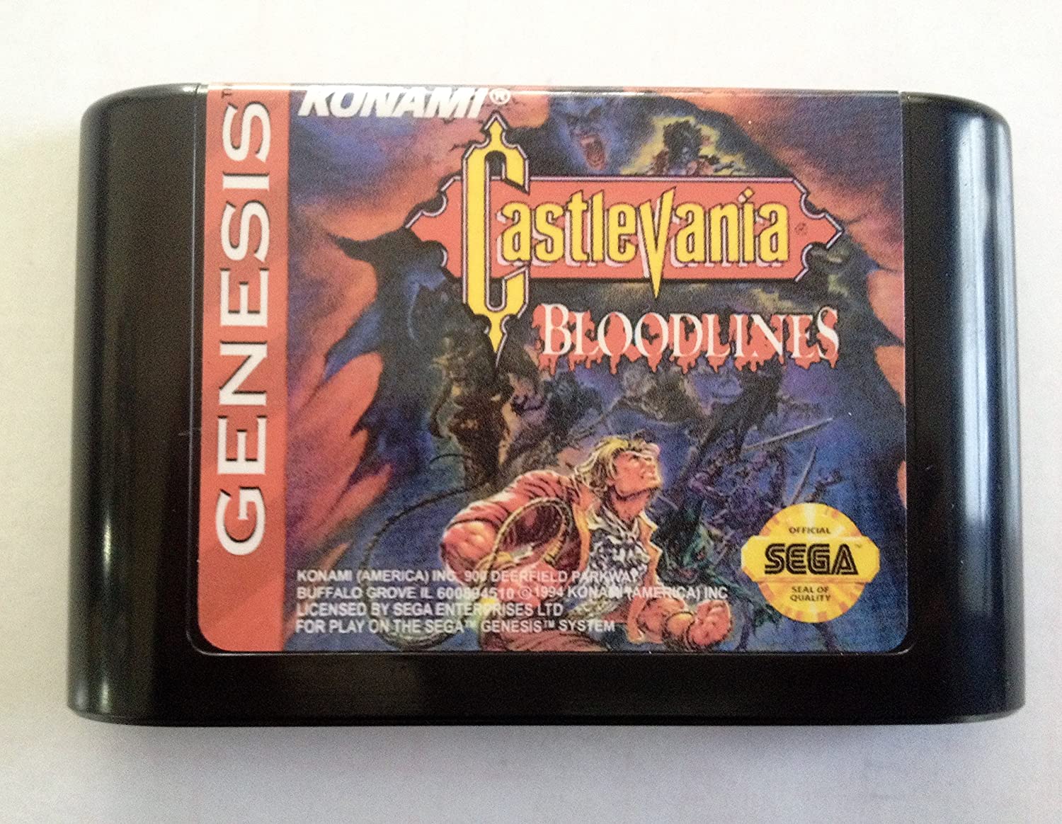 Castlevania bloodlines on sale mega drive