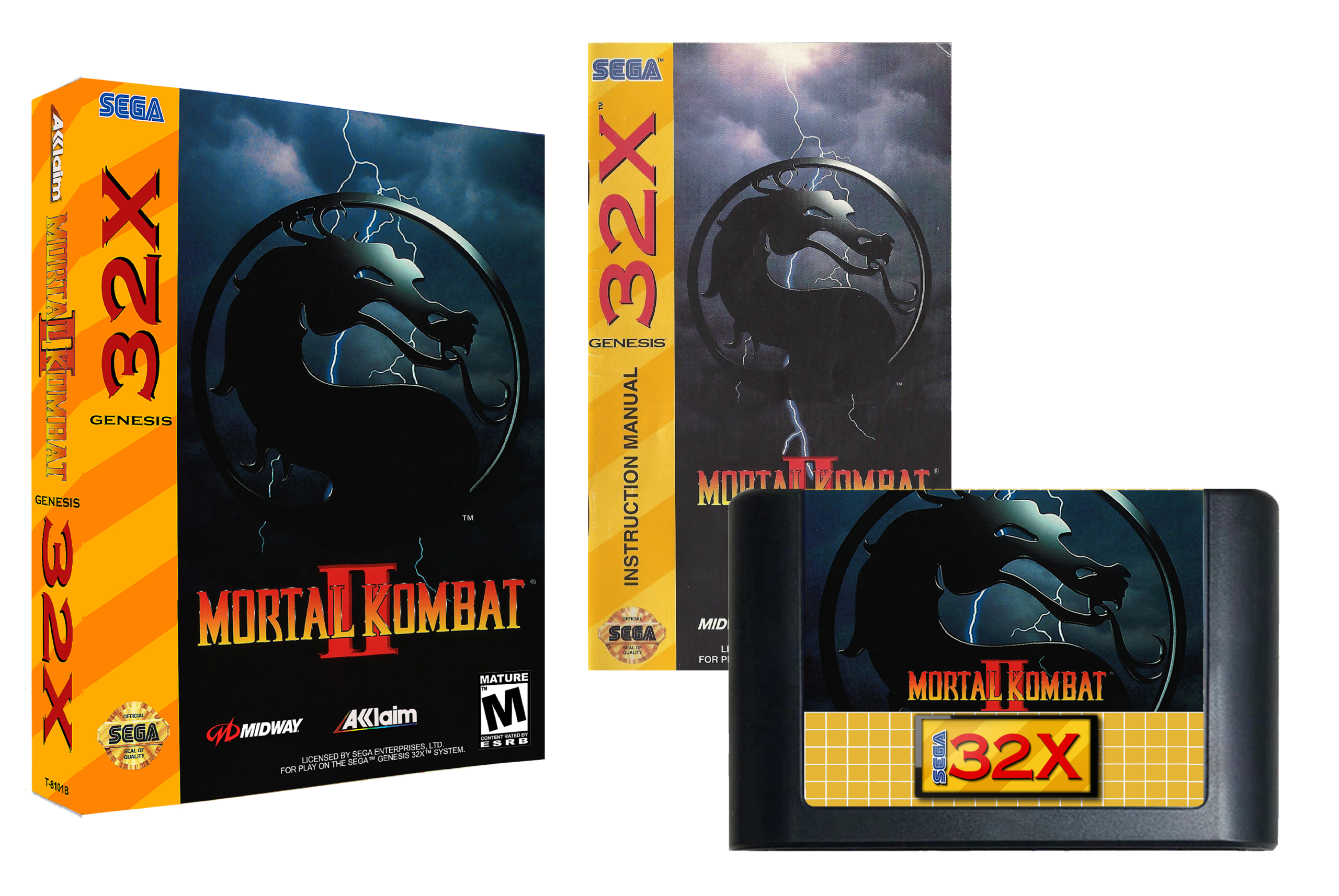 Mortal Kombat II 32X (Sega Genesis 32X) – Reproduction Video