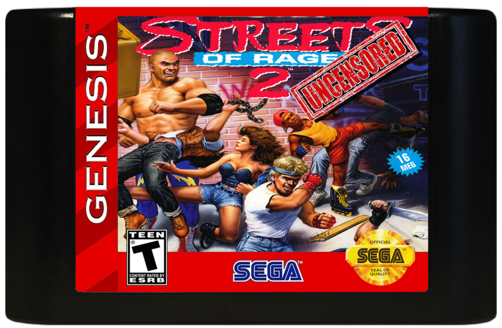 Streets of Rage 2: Restoration / Uncensored Edition - (Sega Genesis)