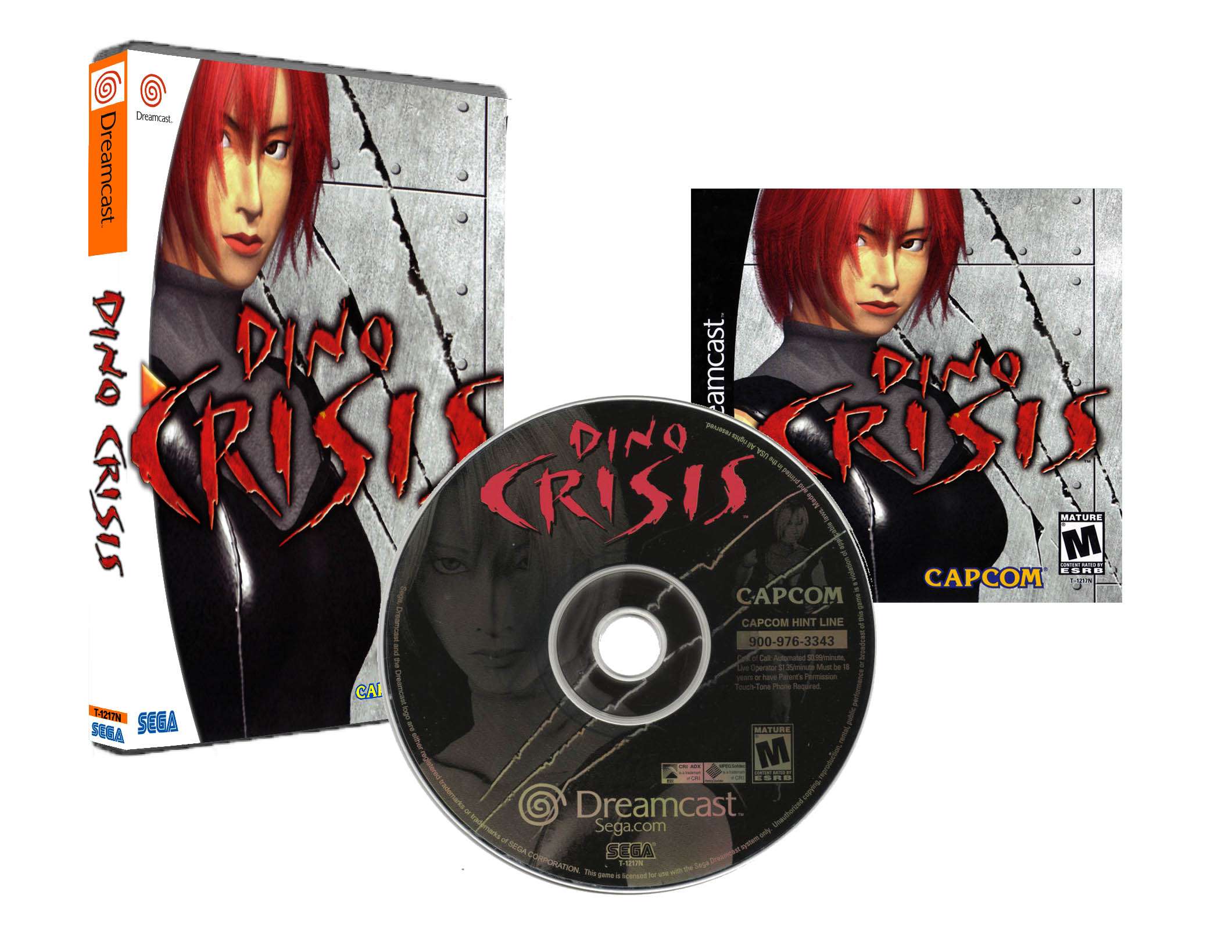 Dino Crisis - (Sega Dreamcast) - Reproduction Video Game CD with 